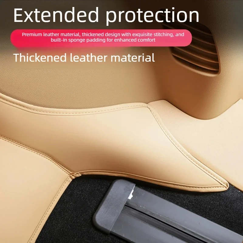 For VOYAH Dreamer 2025-2026 Third Row Seat Under Anti Kick Pad Durable Anti-wear Rear Interior Protective Cover Car Accessories