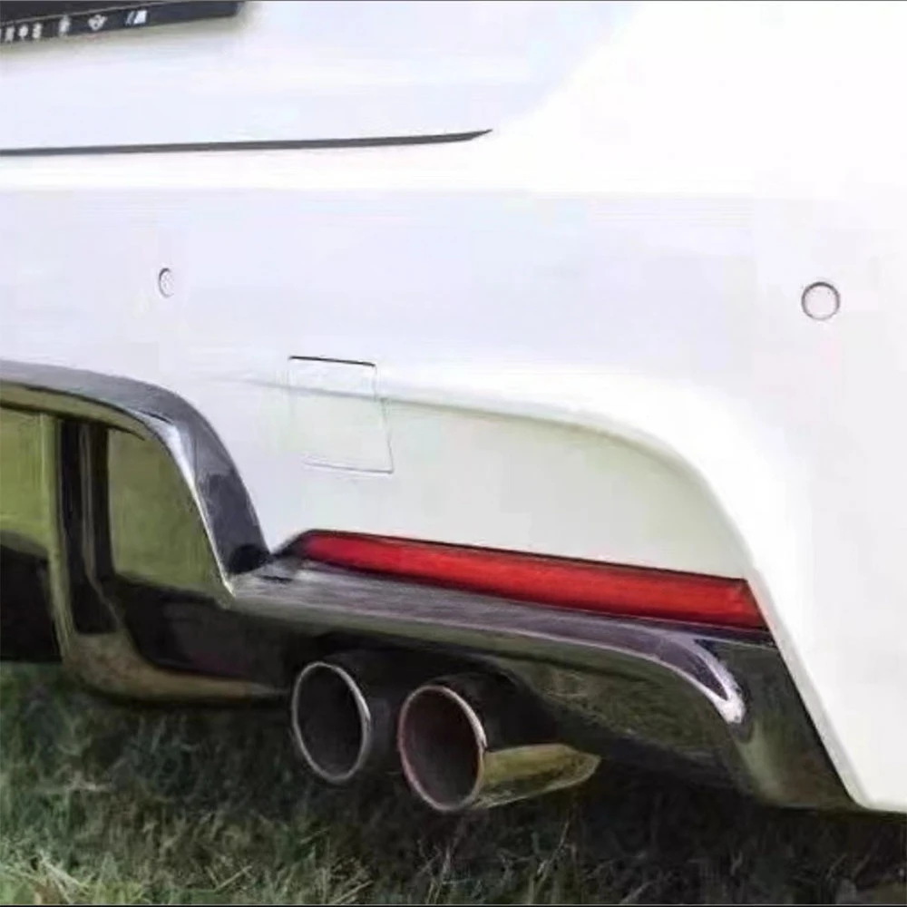 Anwendbar auf BMW 3er F30 F35 PH Real Carbon Fiber Rear Lip Modifikation Verbesserter Diffusor 2012–2018
