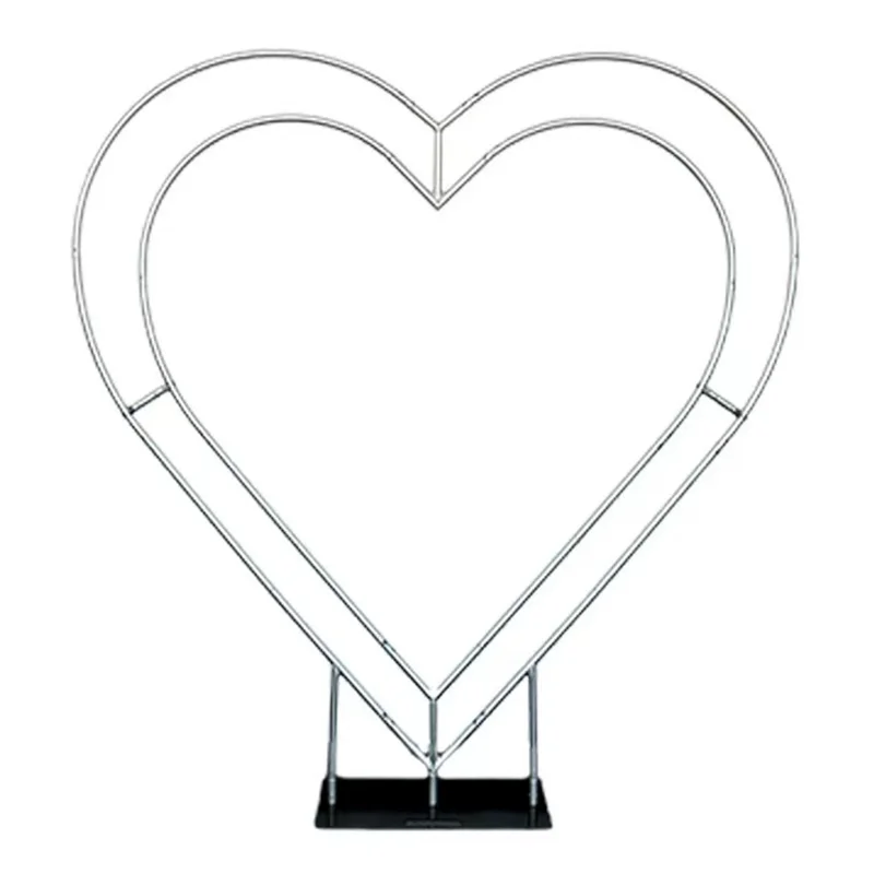 

Wedding Arch Heart Artificial Rose Flower Row Arch for Outdoor Event Party Decor Table Centerpiece Backdrop