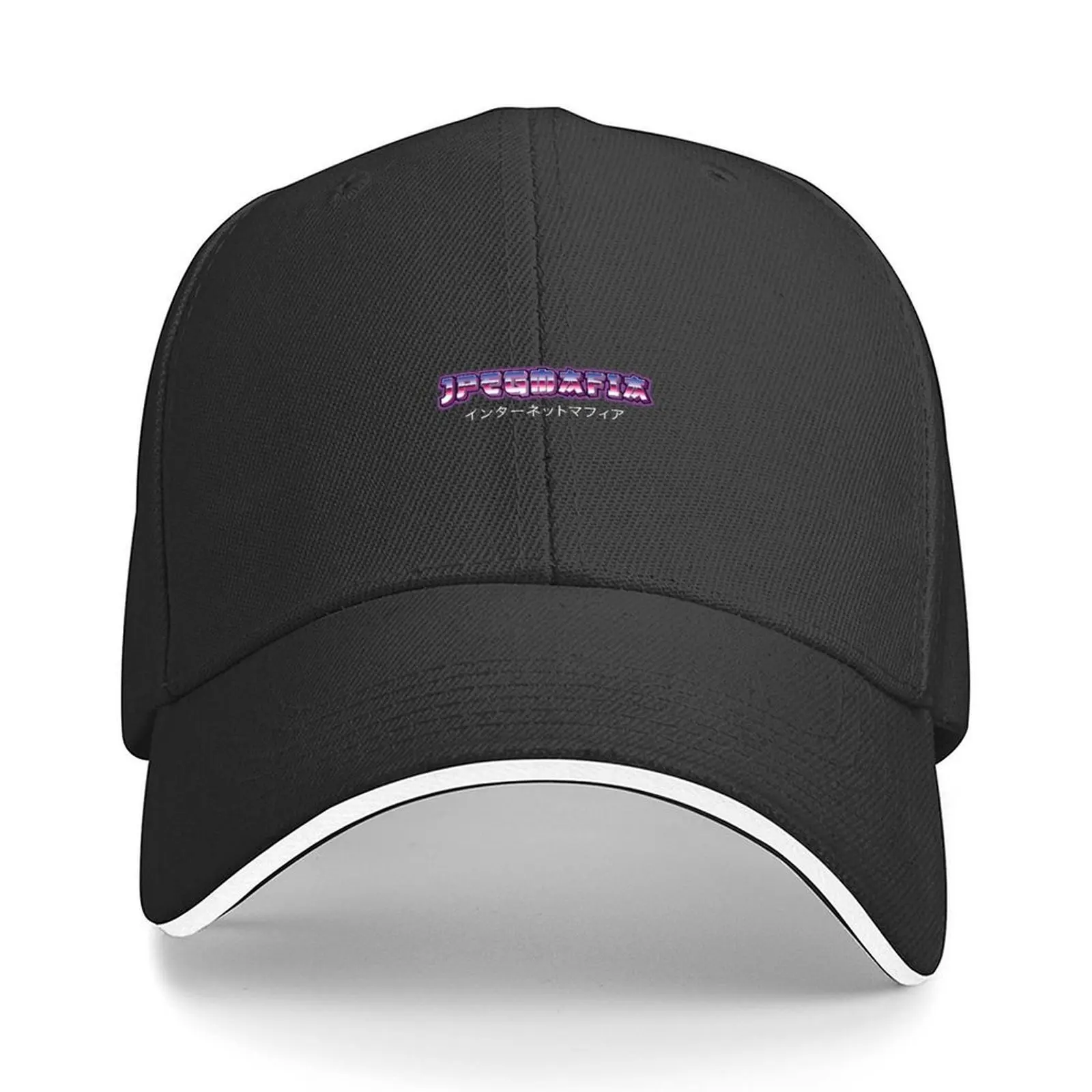 

JPEGMAFIA Japanese Neon Vintage Text Baseball Cap Golf Cap hiking hat Ball Cap Hat Beach Women's Hats Men's