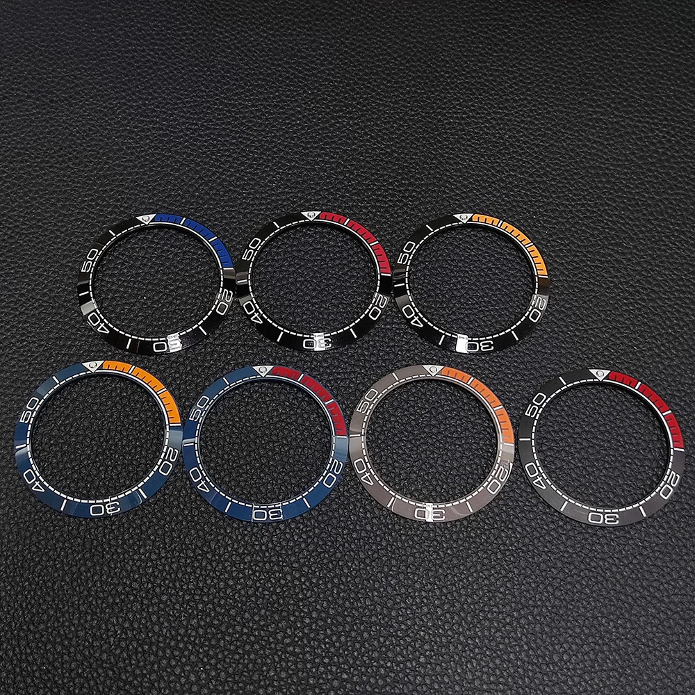 41.5mm*32.5mm Watch Ring Ceramic Bezel Insert Ring for SUB Seamaster Watch 44mm Case Watch Accessories