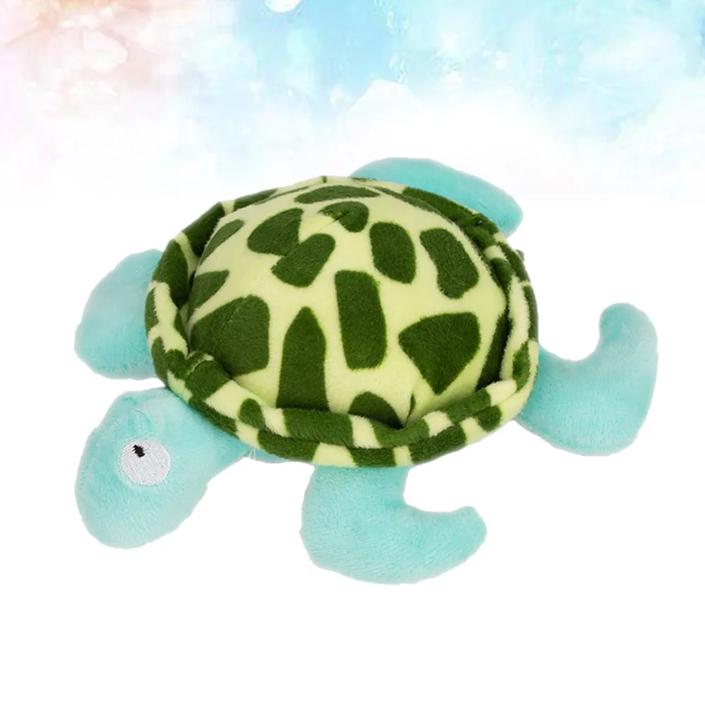 Green Turtle Sound Pet Chew for Dog Teeth Grinding Chewing Playing Bite Reduces Destructive Behavior Pet Toy Dog Chew Toy
