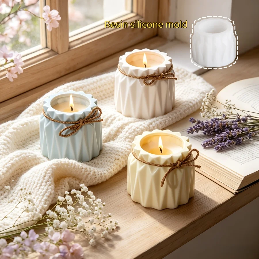 Resin Mold for Selling Diamond Candle Cup Ornaments,Making Dropper Gypsum Candles,Products,Decoration Tables, And Silicone Molds