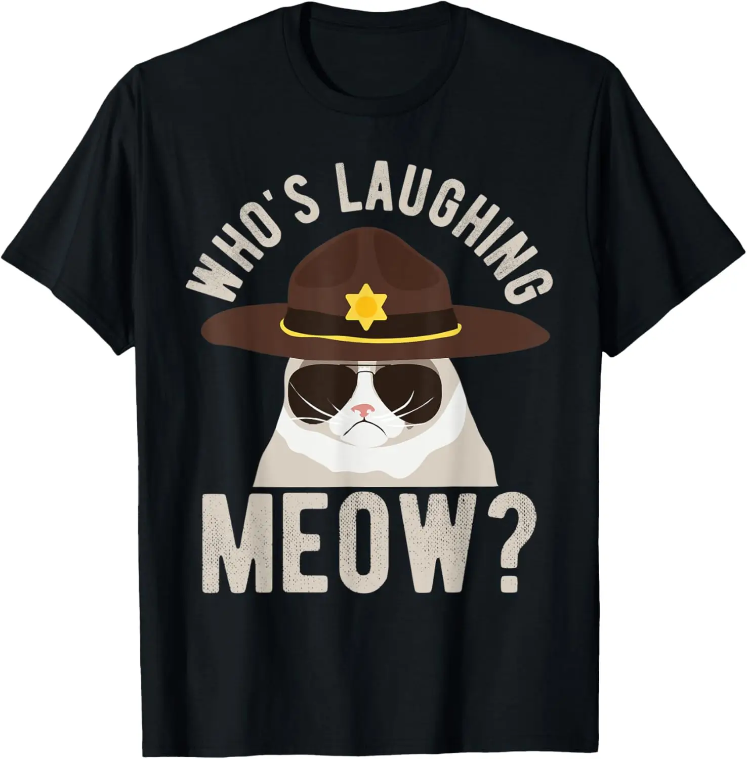 

Це смеющая мяу — футболка «Идея для полиции или техасских государственных войск»