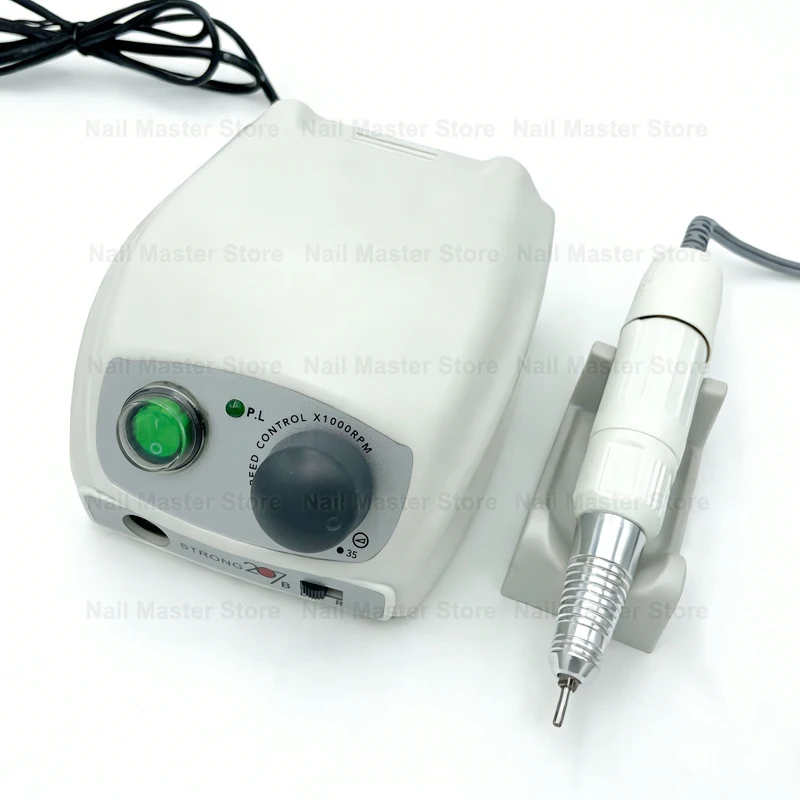 Nouveau 35000 tr/min perceuse à ongles électrique Strong207B 65W Machine de manucure Kit de pédicure H20N pièce à main équipement de lime à ongles outil d'art des ongles
