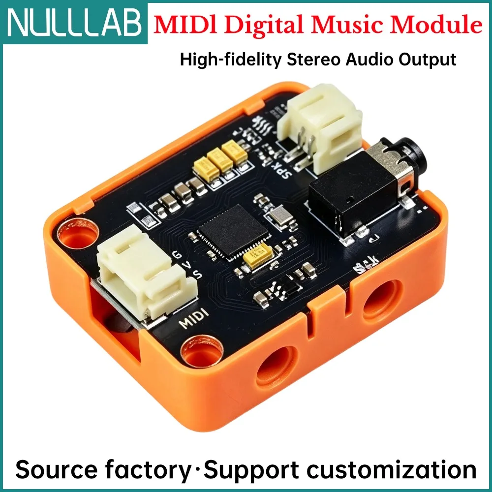 Module de musique numérique MIDI, module de musique général MIDI 2.0, 128 tons, adapté à Arduino/ESP32/Microbit/Raspberry Pi