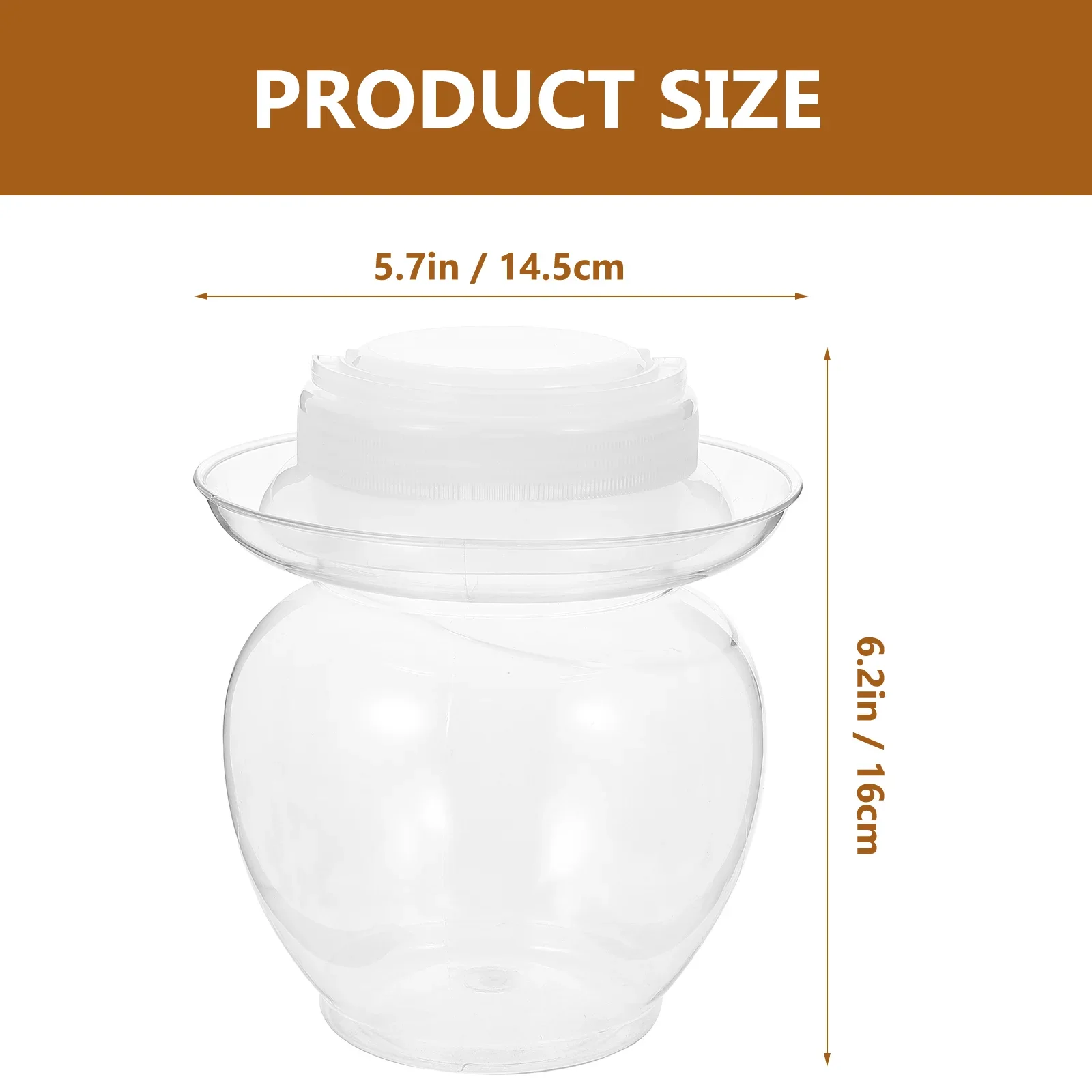 Pickle Jars Vitroleros Jar Sauerkraut Kimchi Storage Crock Tank Aguas Fermentation Container Fermenting Pot Pickling Para