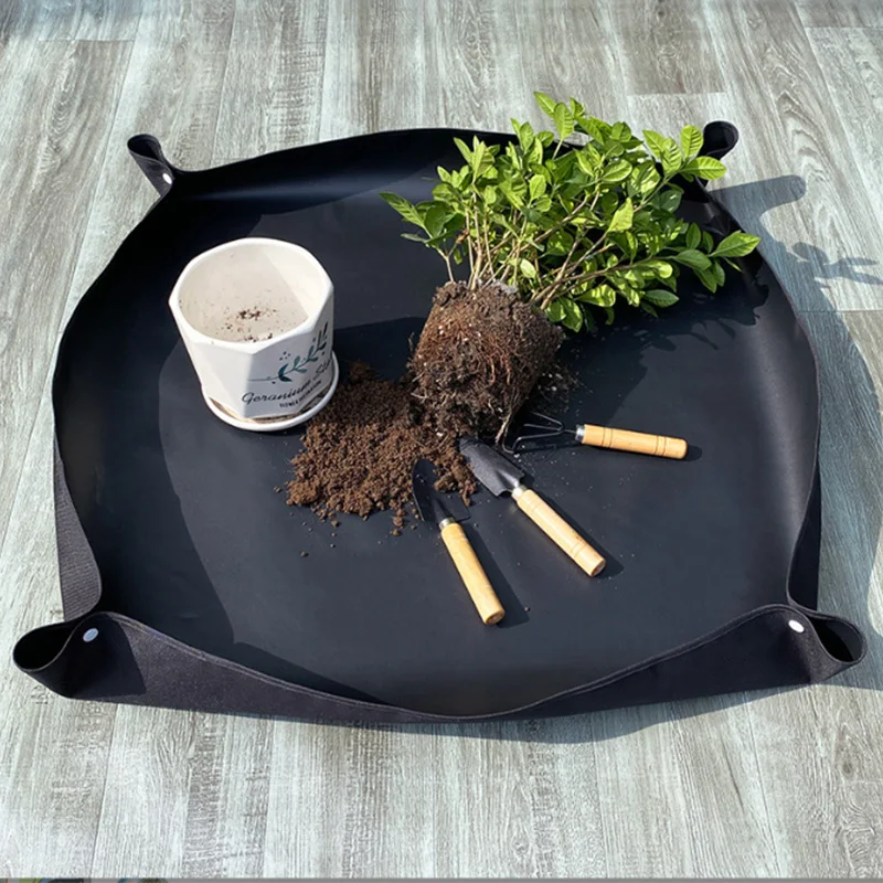 

Garden Foldable Planting Pad 32cm - 100cm Reusable Garden Plant Pot Accessories Home Gardening Supplies Transplanting Pad