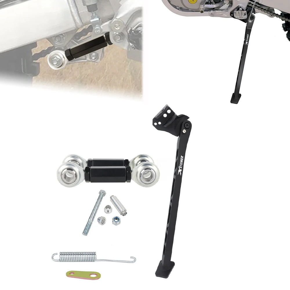 

Motorcycle Aluminum Kickstand Side Stand & Rear Lowering Links KX250 / KX250F 2015 2016 2017 2018 2019 KX 250 F For Kawasaki