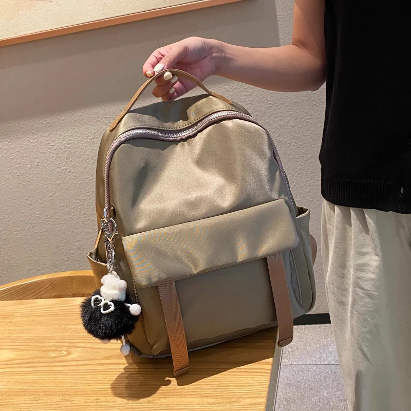 

New 2025 Waterproof Shoulder Bag Pack Women Korean Fashion Mochilas Para Mujer Oxford Casual Luxury Backpack