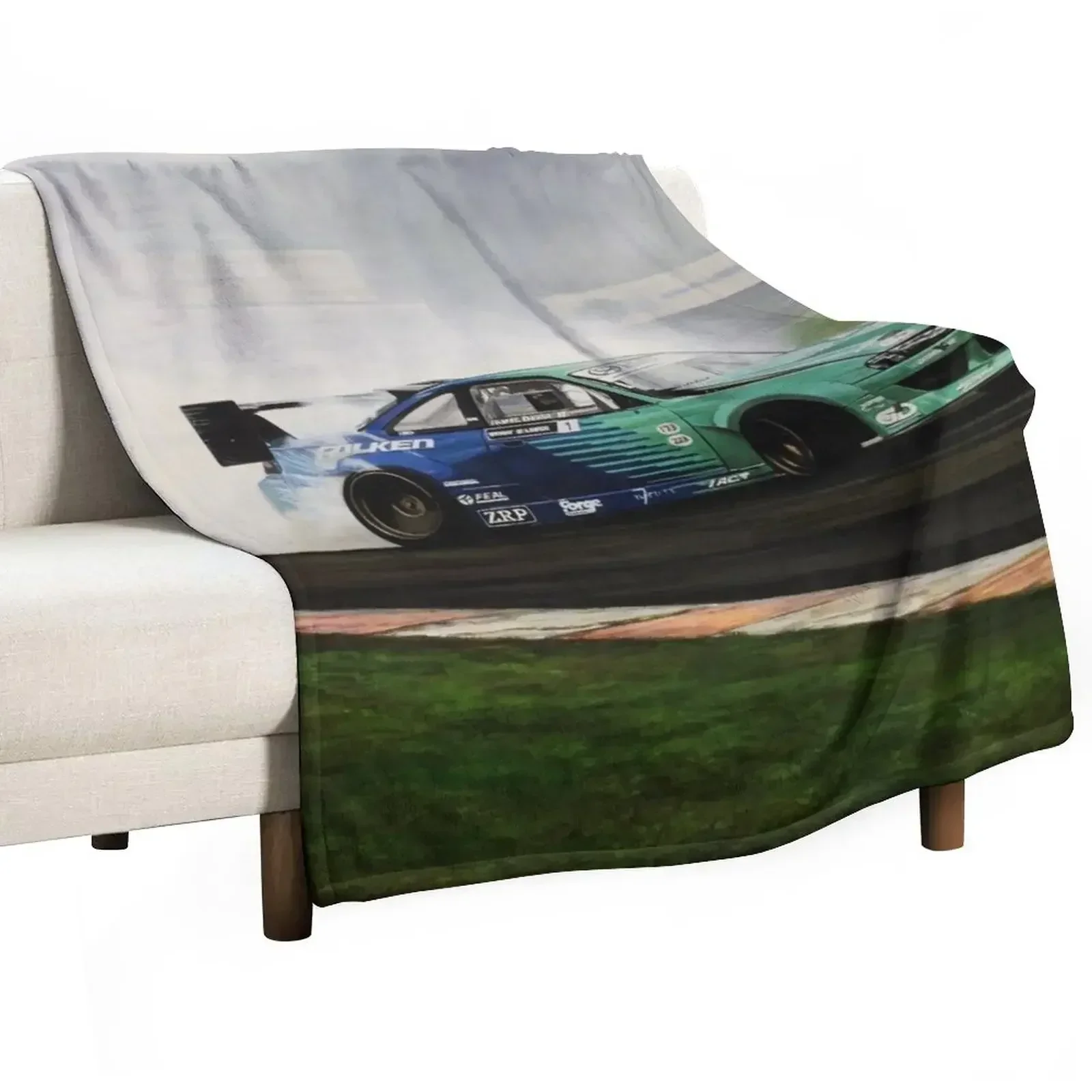 James Deane Drift Car Throw Blanket Heavy Blankets For Baby Beach Fashion Sofas Blankets