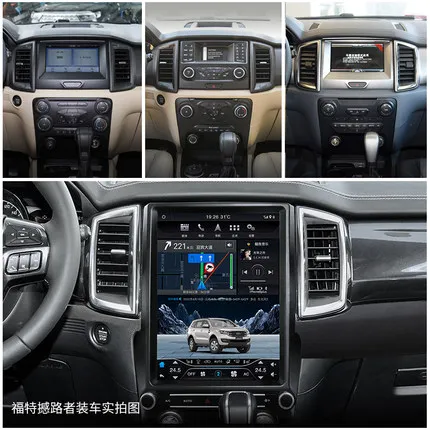 RHD LHD 4+64 Auto Headunits Screen Multimedia Android 10 Car Android DVD Radio Player GPS Navigation Ranger 2016-2022