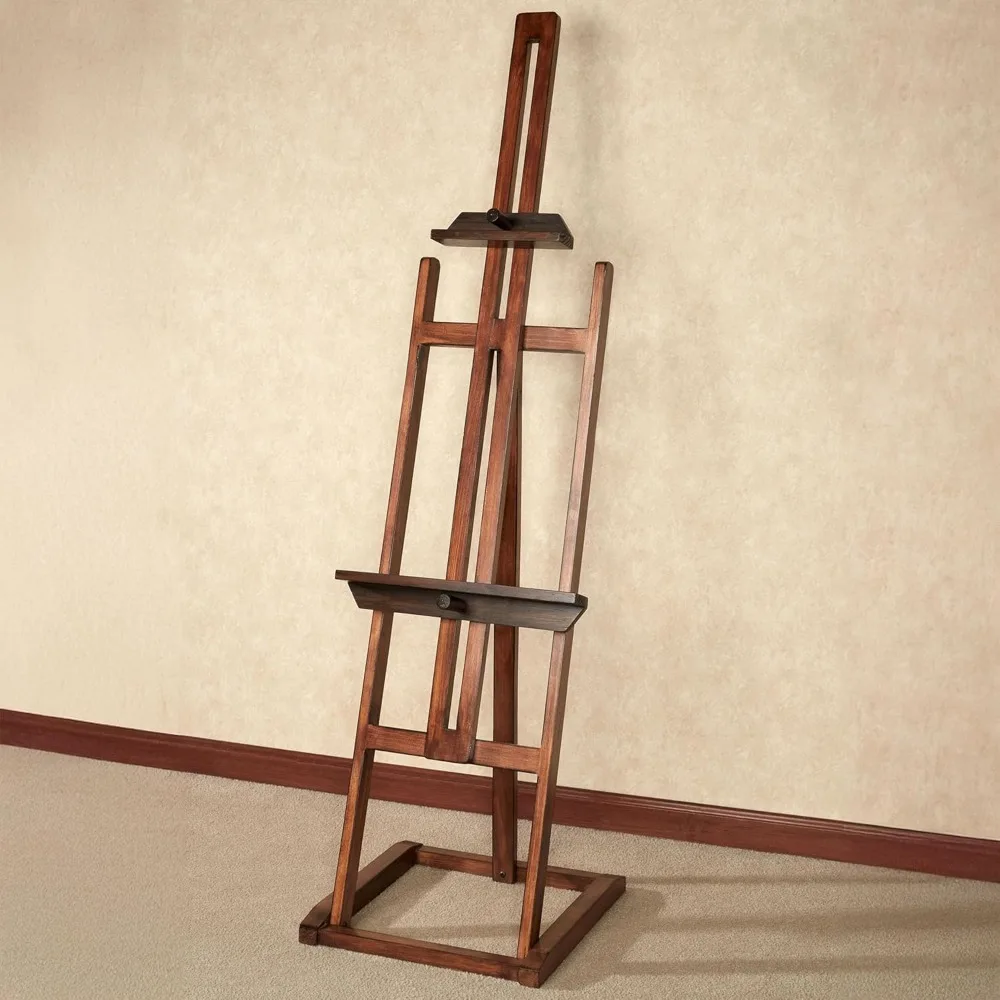 حامل عرض Artisana بلمسة نهائية من خشب الجوز العتيق