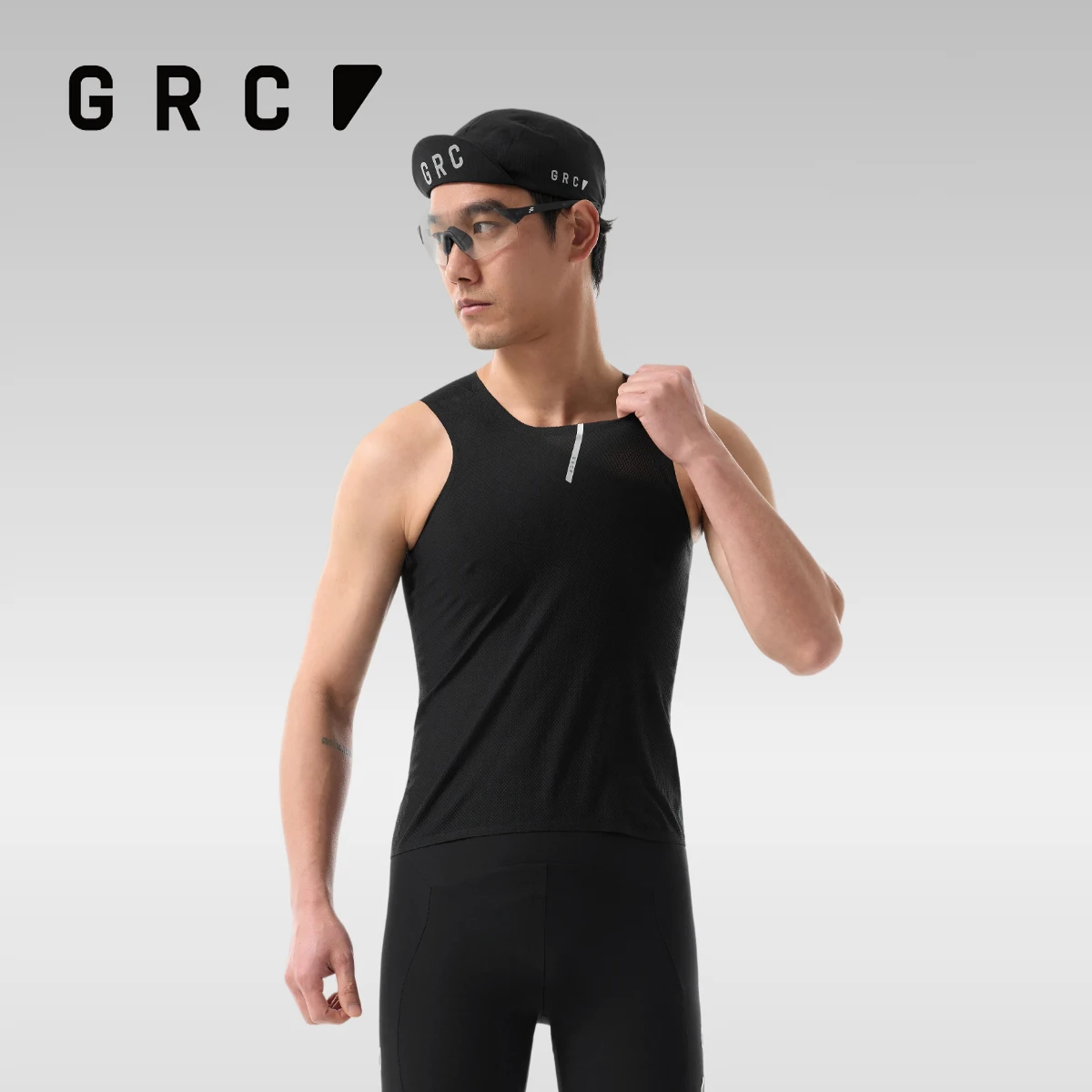 GRC Cycling Apparel Men's Tech Base Layer SS26 Quick Dry Breathable for Cycling