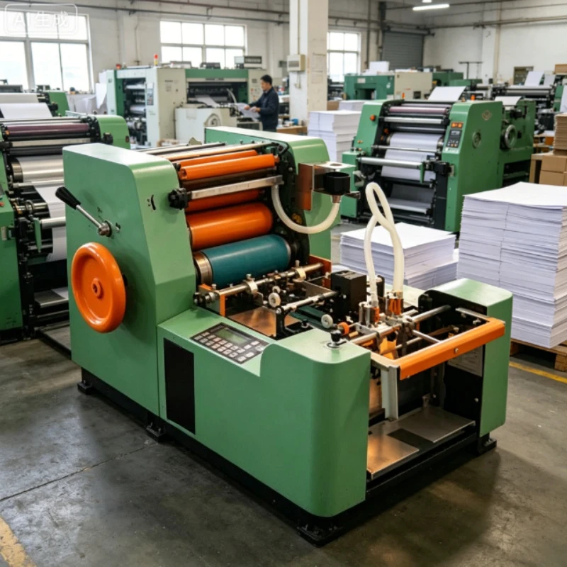 Customized Card Offset Printing Machine Business Provided 80 Flatbed Printer Automatic Single Color 150mm