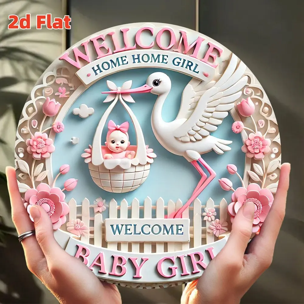 Round Tin Sign 