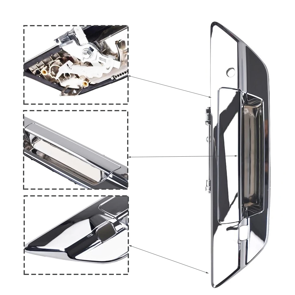 Car Exterior Tailgate Rear Door Handle Trunk Handle Chrome For Toyota Hilux Revo 2015 2016 2017 2018 690900K110 69090-0K110