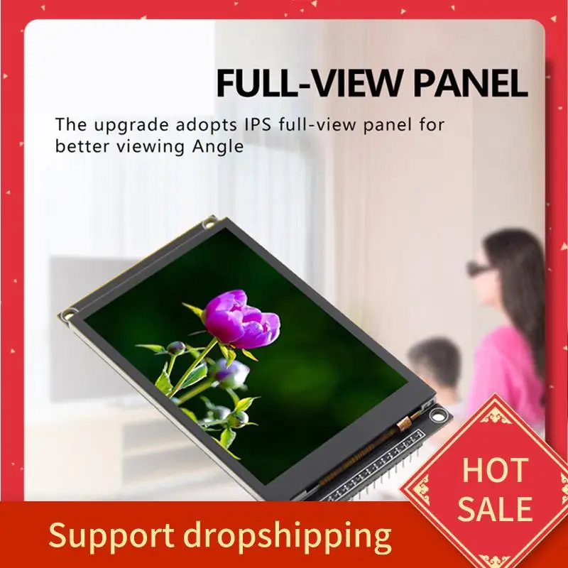 

B44C 2 шт. 3,5-дюймовый IPS ЖК-модуль TFT SPI емкостный сенсорный экран 480x320 ST7796 экран для Mega2560/C51/STM32/ESP32