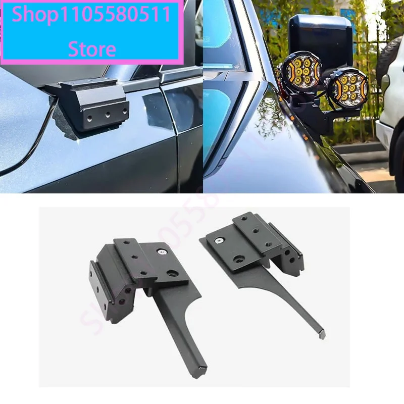Engine Hood A Pillar Spotlight Bracket For Toyota Prado LC250 2024 2025 Spotlight Base Quick disassembly Dual Light Bracket