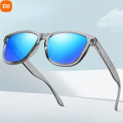 Xiaomi-Óculos de sol polarizados quadrados para homens e mulheres, óculos de sol vintage, marca famosa, retro, unisex