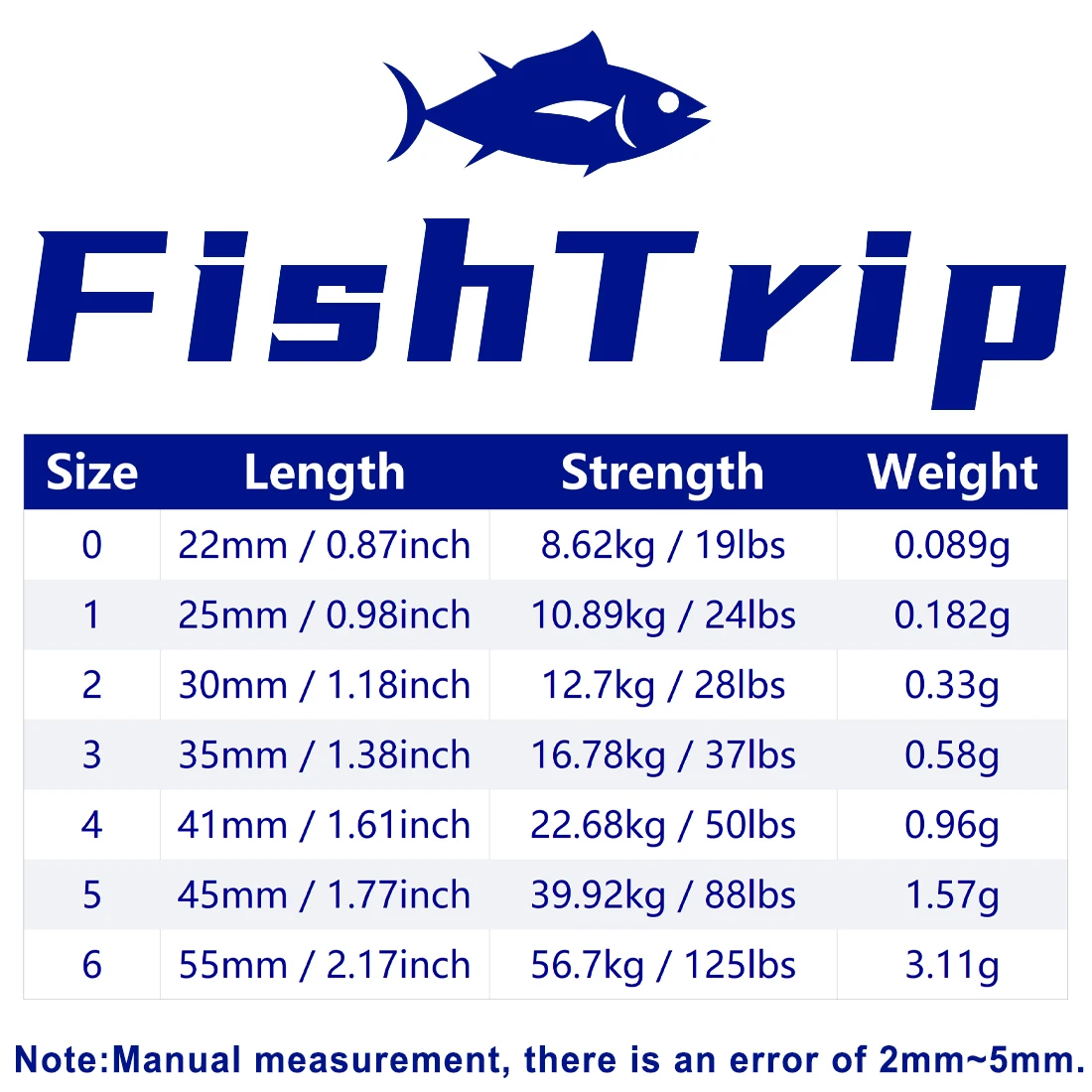 FishTrip Swivel Snap – Acero inoxidable para calamar - imagen 4