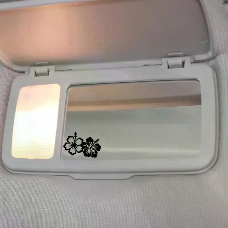 Flower Car Rearview Mirror Stickers Car Rearview Mirror Decals Small Decals Car Decorative Stickers