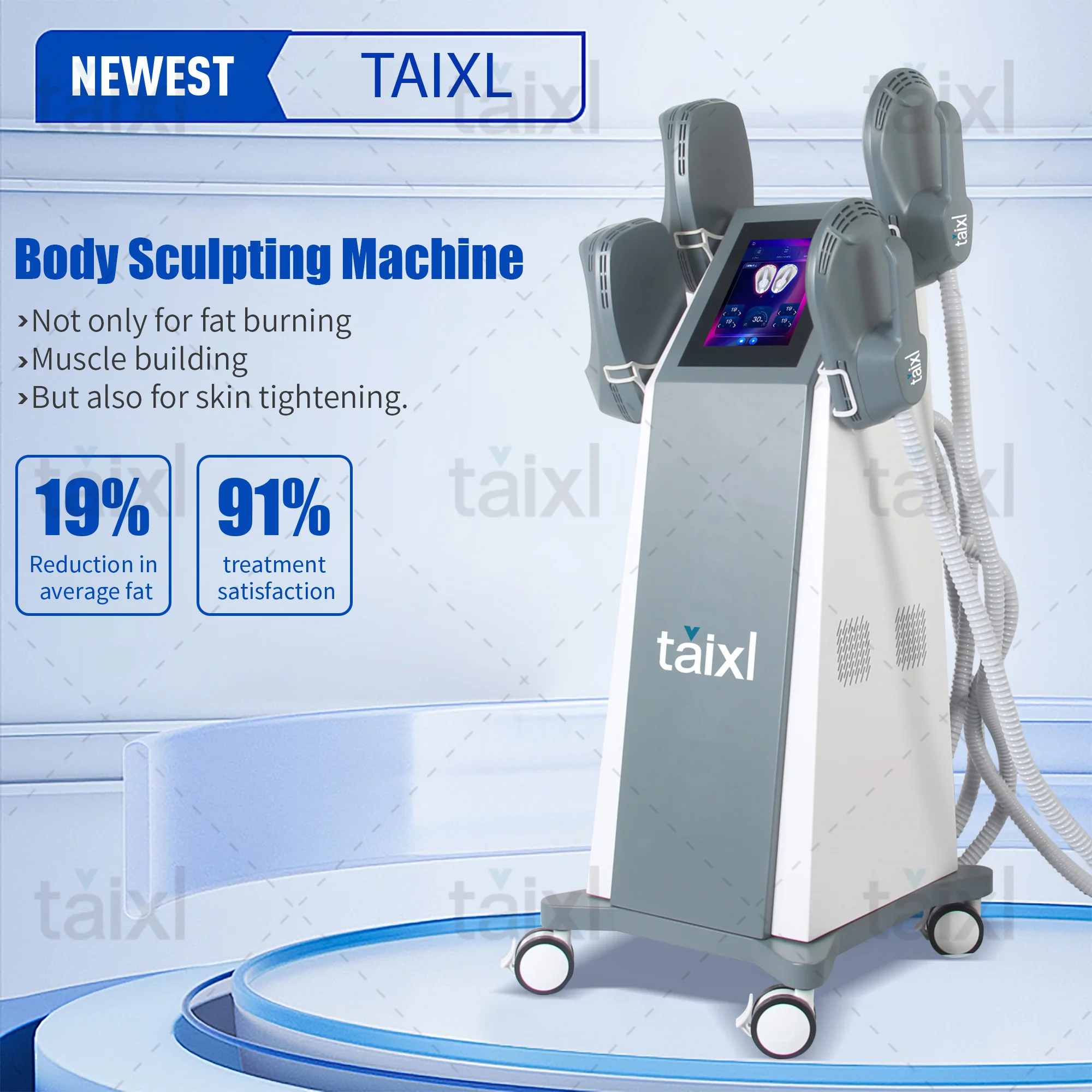 EMStaixl Slimming Machine Neo 6500w RF Electromagnetic Body Shaping Muscle Stimulation Fat Burning Fat Removal 2025