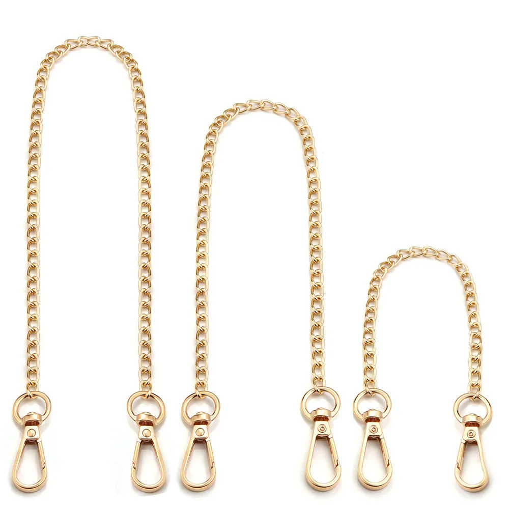 Metal Aluminum Replacement Bag Chain 20/40/80/120cm Detachable Shoulder Strap Chain For DIY Women Replace Chains Bag Accessories