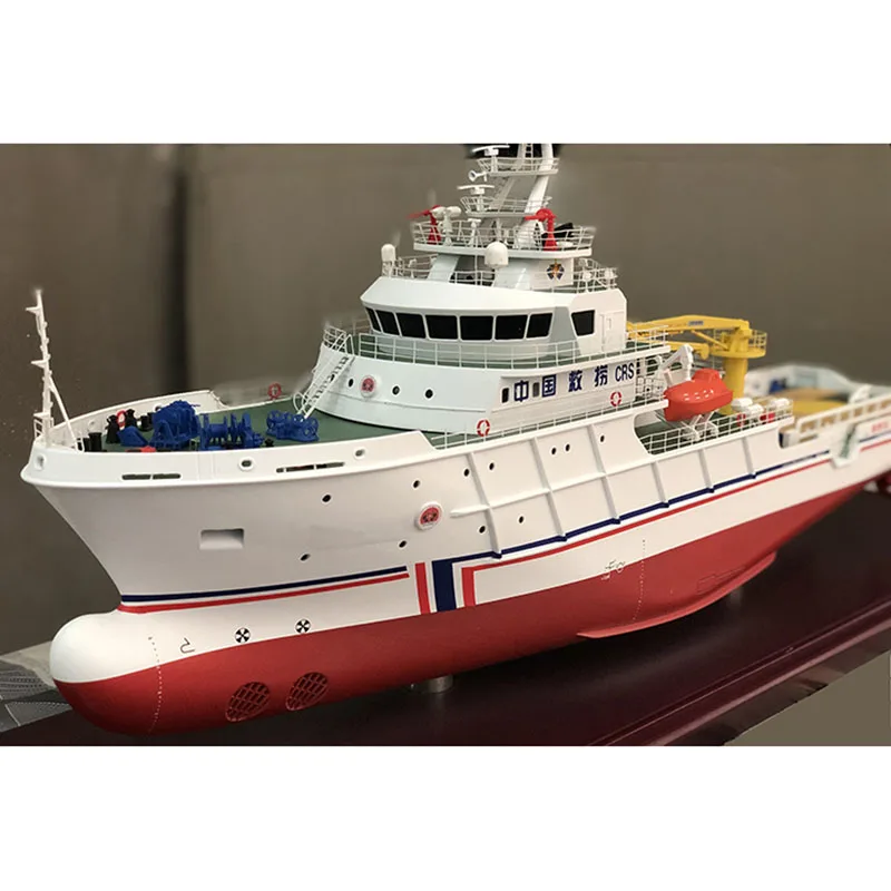 1/100 จําลองรีโมทคอนโทรลเรือกู้ภัยรุ่น RTR ด้านหน้า Pusher เรือกู้ภัยฉุกเฉินจําลองเรือของเล่น