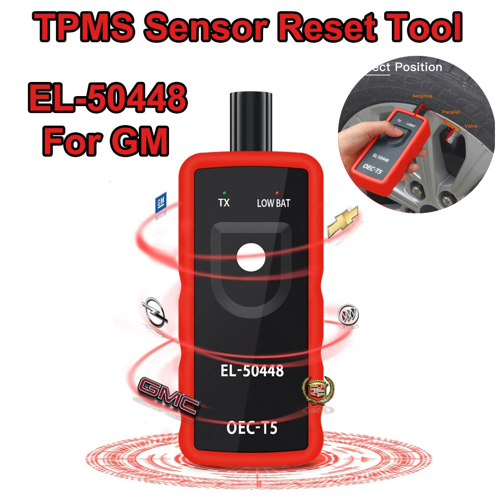 Car TPMS Reset Tool EL50448 OEC-T5 Car Tire Pressure Sensor Relearning Tool for Buick Opel Cadillac Diagnostic Tool Accessories