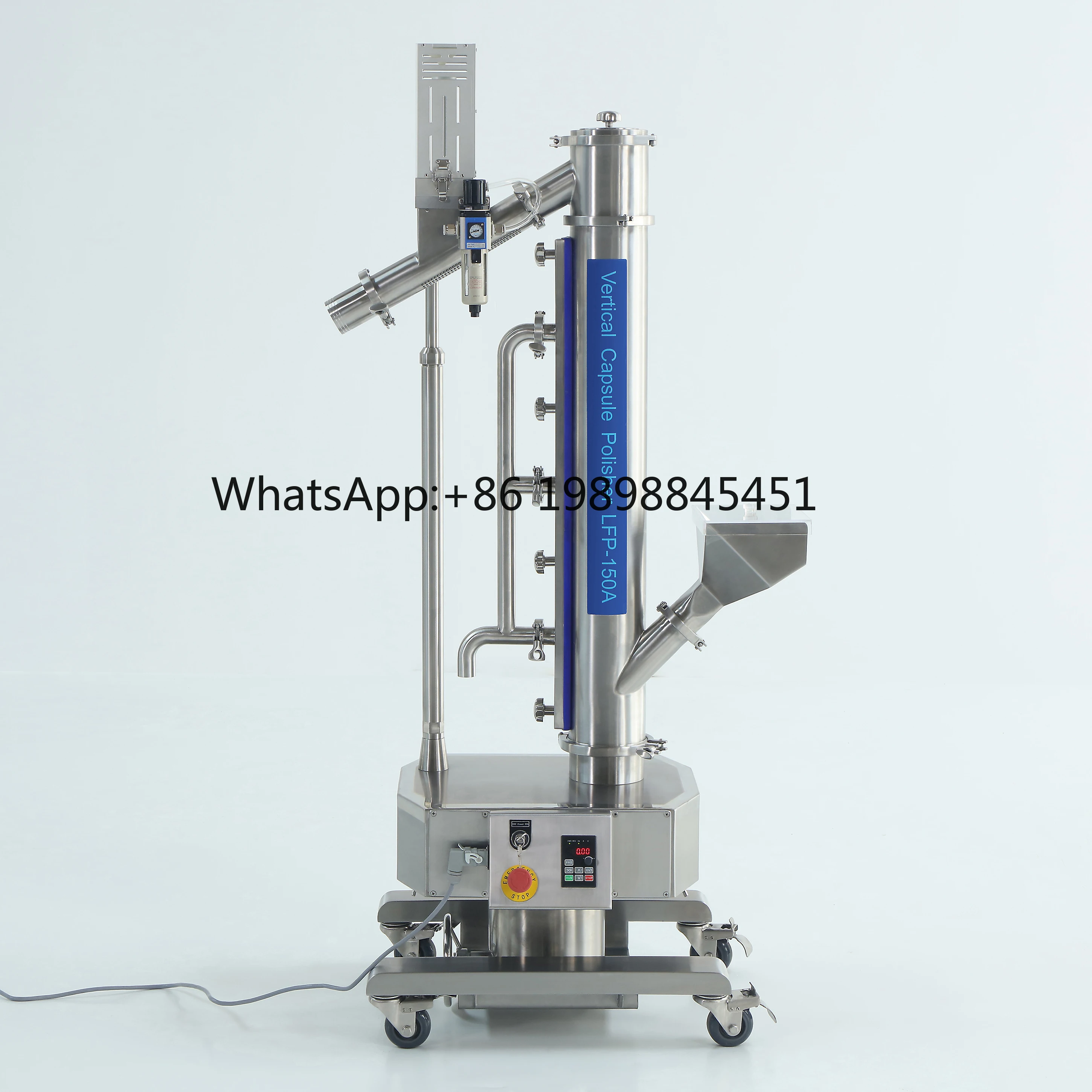 معدات تلميع وفرز عمودية عالية الكفاءة ملمع أوتوماتيكي مع فارز