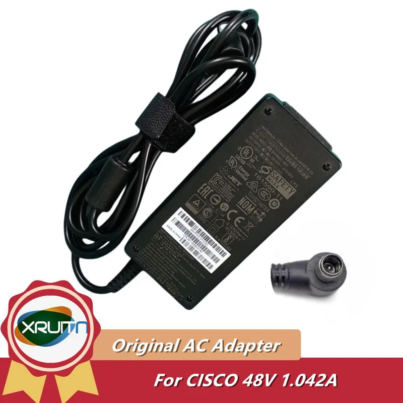 Genuine 50W AC Adapter Charger 48V 1.042A Power Supply for CISCO IP Phones AM50U-480A 341-100594-01