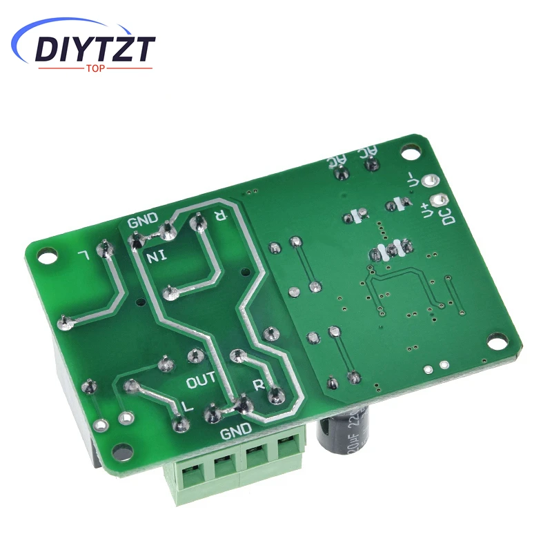 DIYTZT Power amplifier Speaker Protection Board Boot Delay DC Protect Sensitivity adjustable Stereo Amplifier Double Channel