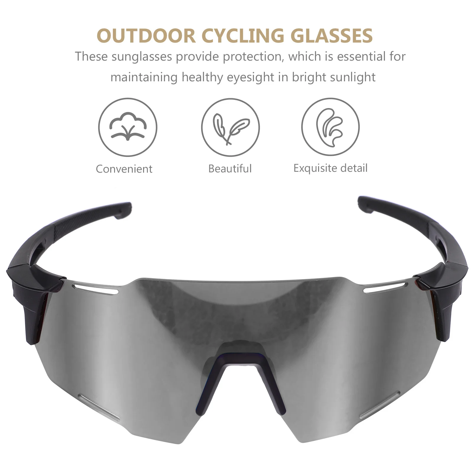 

Professional Outdoor Cycling Goggle Wind Resistant Sport Glasses for Bike Riding Uv Protection Lightweight Frame