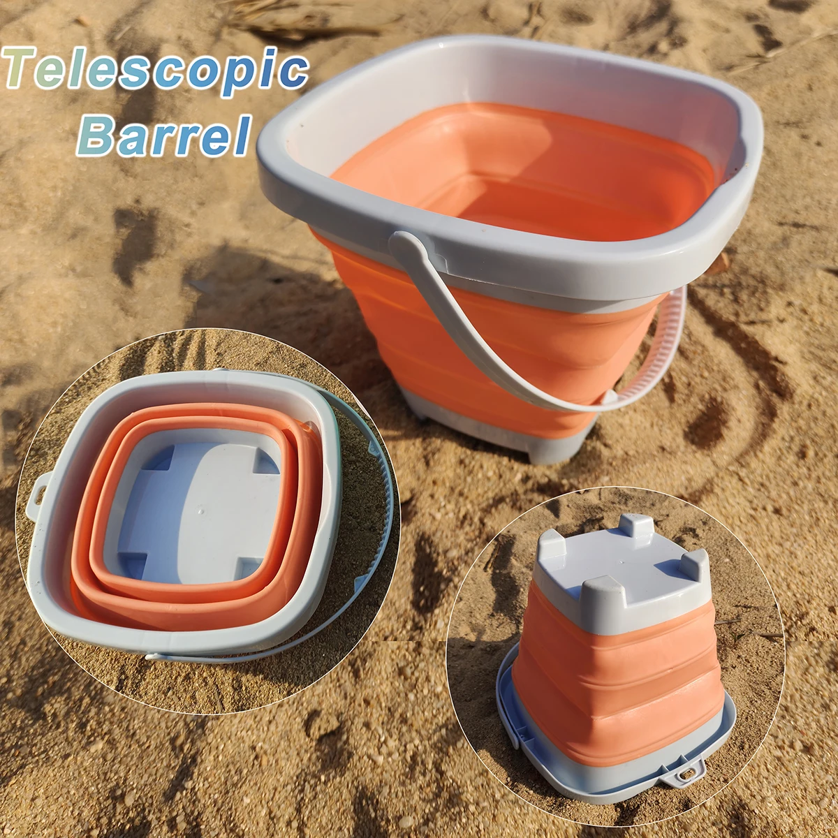 Juguetes de playa para niños, modelo de pulpo de tortuga de simulación, Kit de herramientas de pala de playa, cubo de arena plegable, juguete para exteriores de verano para niños