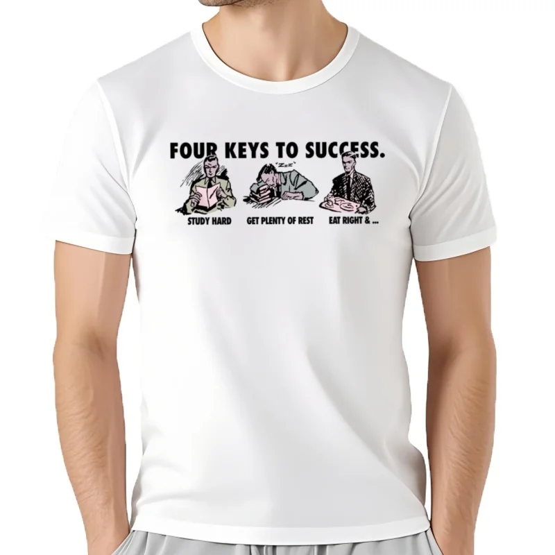 Camiseta de cuatro teclas para el éxito Menendez Brothers, camisetas informales Unisex suaves de algodón 100%, talla europea