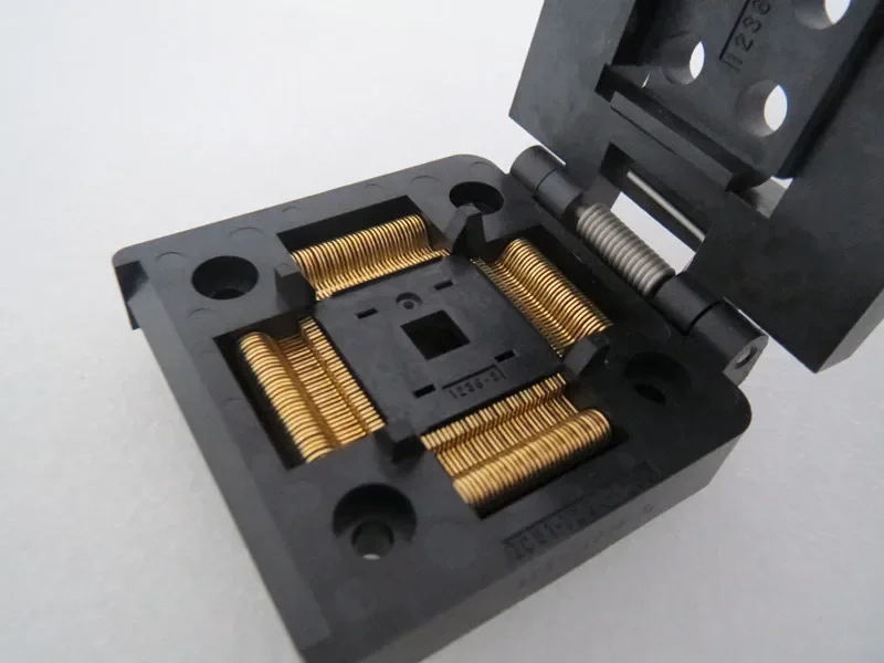 

IC51-1284-1236 QFP128 LQFP128 шаг 0,5 мм гнездо для проживания IC испытательное сиденье Испытательный стенд для гнезда