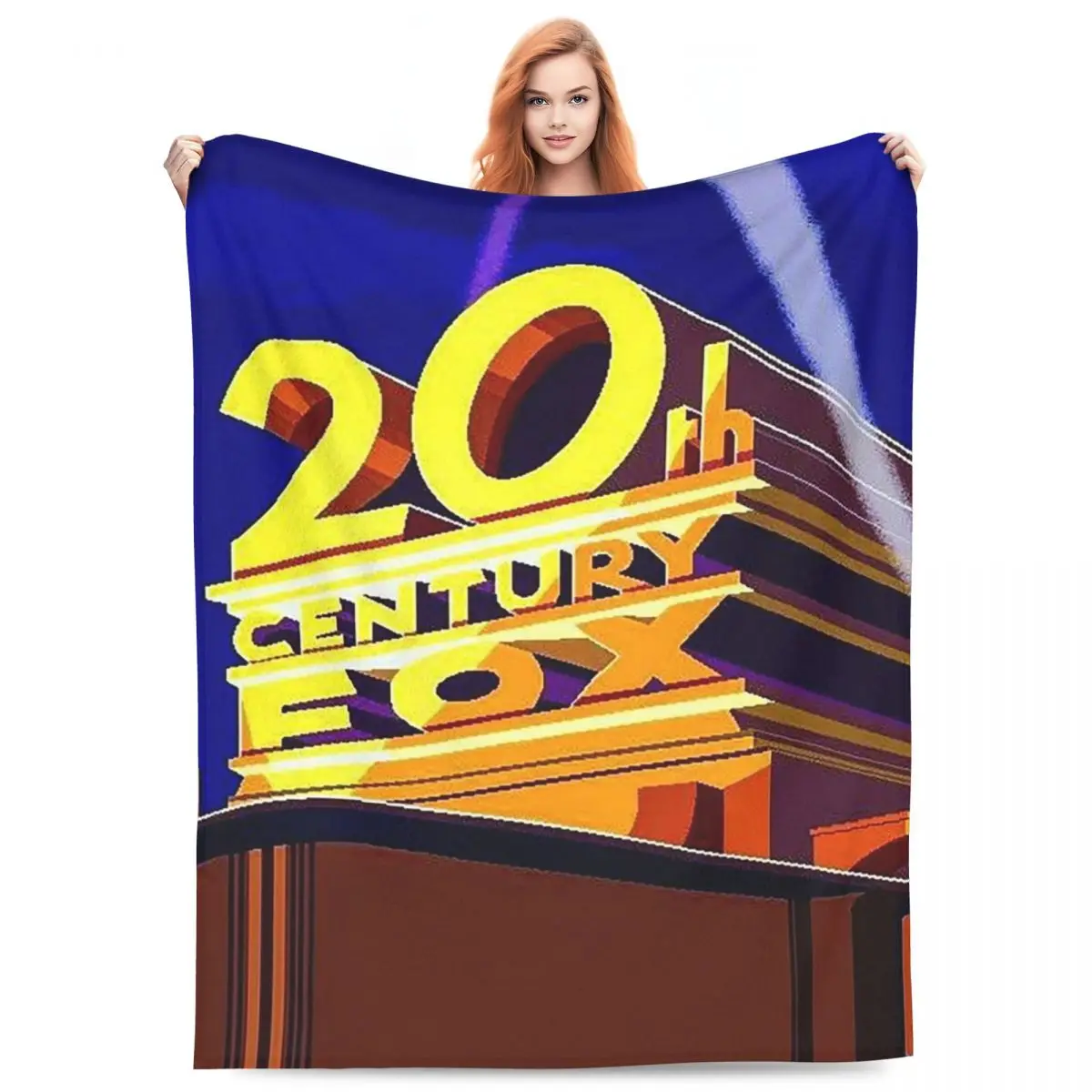 

20th Century Fox Classic Blanket Flannel Sofa Throw Blanket Portable Throw Blankets for Bedding Office Throws Bedspread Quilt