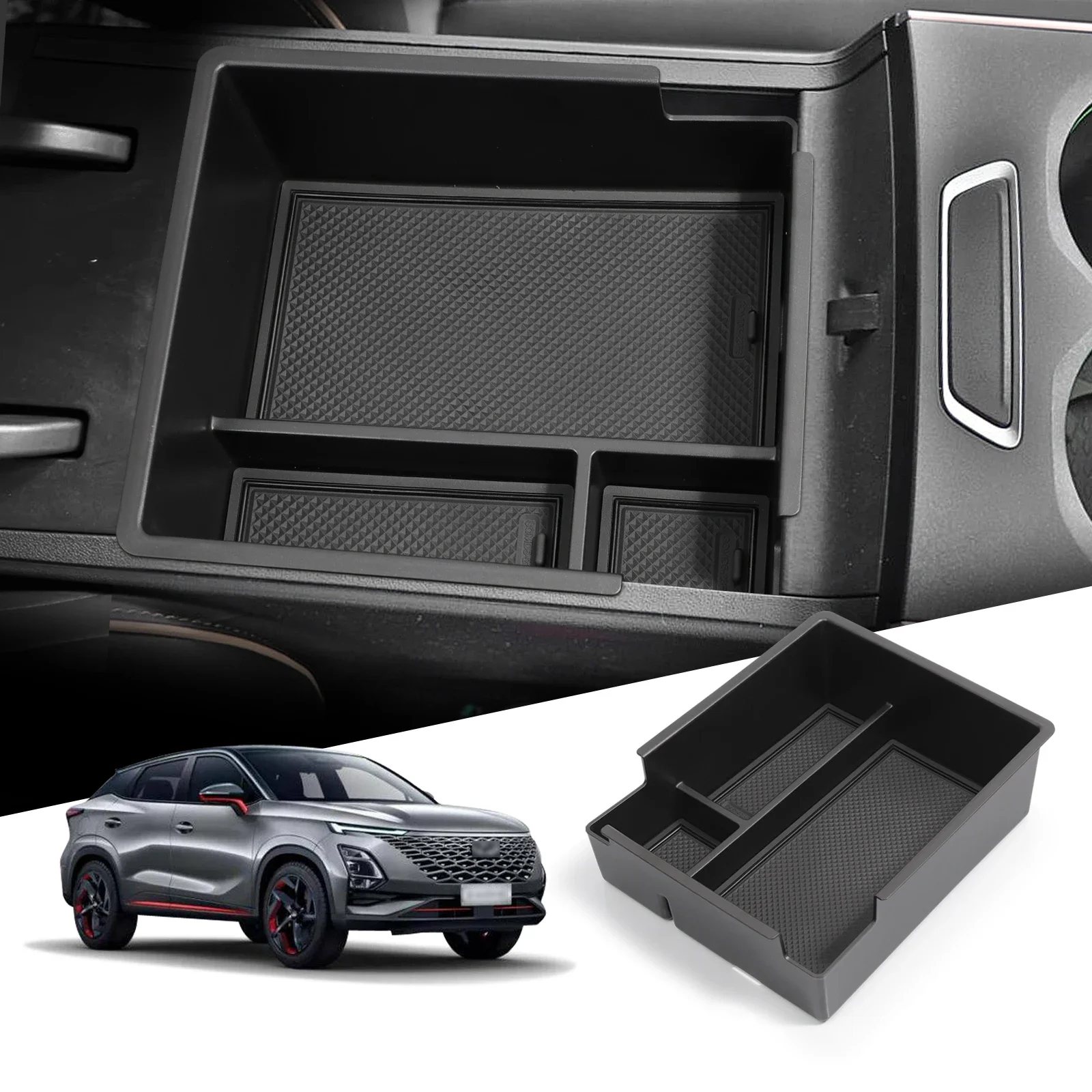 

Center Console Armrest Storage Box for Chery OMODA 5 2023 2024 Car Tray Organizers Accessories Tidying ABS