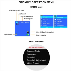Megaorei NK007 للرؤية الليلية ، مصباح يدوي بالأشعة تحت الحمراء بالليزر ، ظلام مرئي كامل أفضل 10 ليزر بالأشعة تحت الحمراء غير مرئية مبيعا - رقم 1