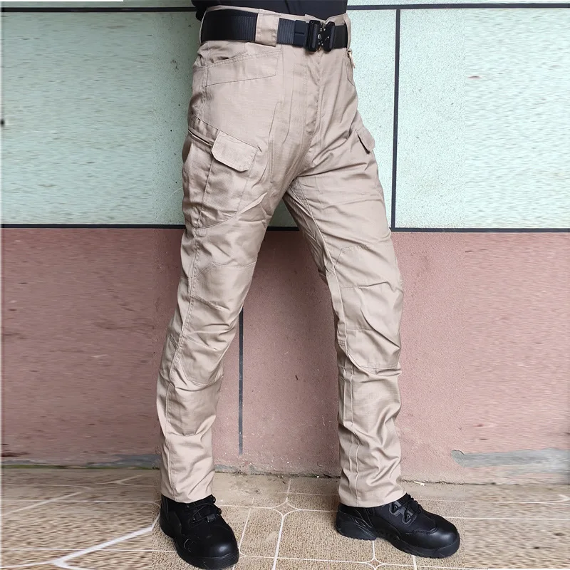 Lynjacye IX7 2024 Outdoor Waterproof Tactical Cargo Pants Men Breathable Summer Casual Army Military Long Trousers