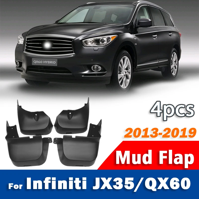 

2013 2014 2015 2016 2017 2018 2019 ДЛЯ Infiniti JX35 QX60 Брызговики Брызговики Крылья Брызговики Автомобильные аксессуары 4 шт.