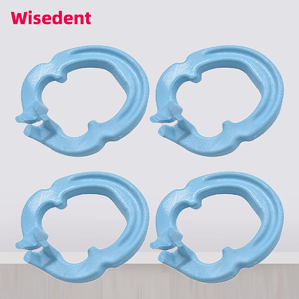 

4 uds/set Separador anillo abrazadera resina dental. Soporte matrices metálicas contorneados, hoja formadora fija