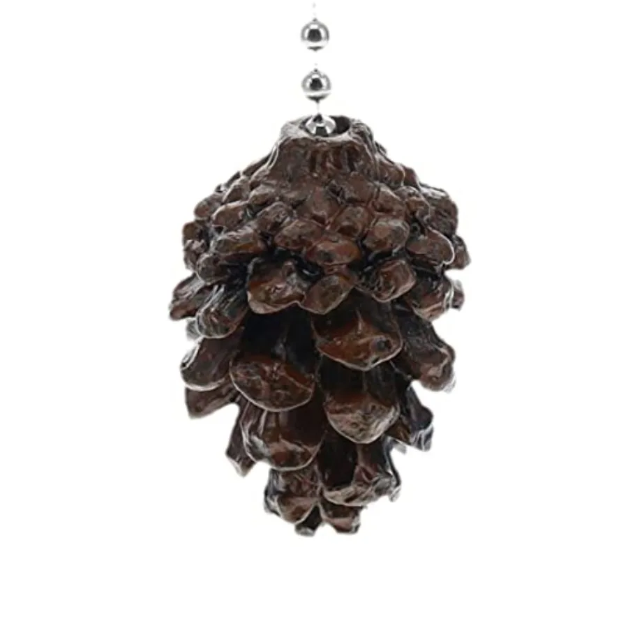 Rustic Pinecone Ceiling Fan Pull Chain - Cabin Lodge Decor