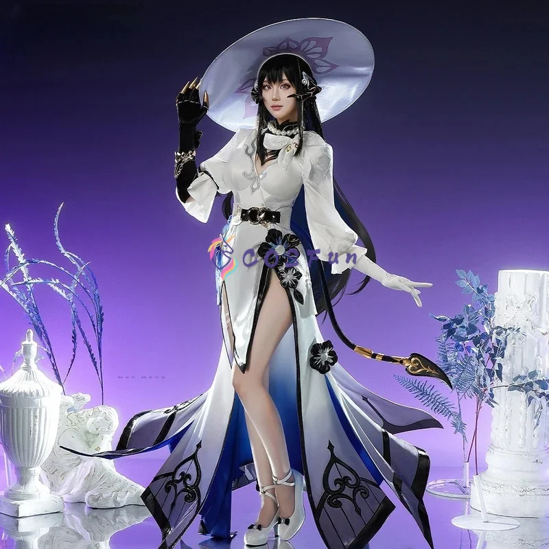 

Honkai:Star Rail Constance Cosplay Costume The Dahlia Dress Halloween Party Gorgeous Uniform Accessories Props Complete Set COSF