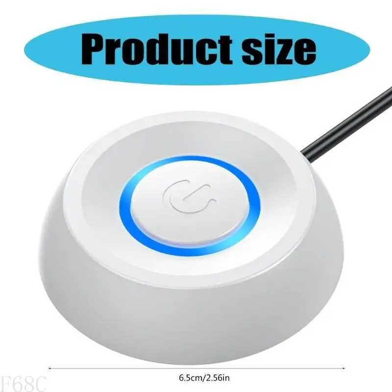 F68C زر الطاقة الخارجية F68C تبديل الطاقة الكمبيوتر جهاز كمبيوتر بُعد تشغيل اللوحات الأم تبديل الطاقة