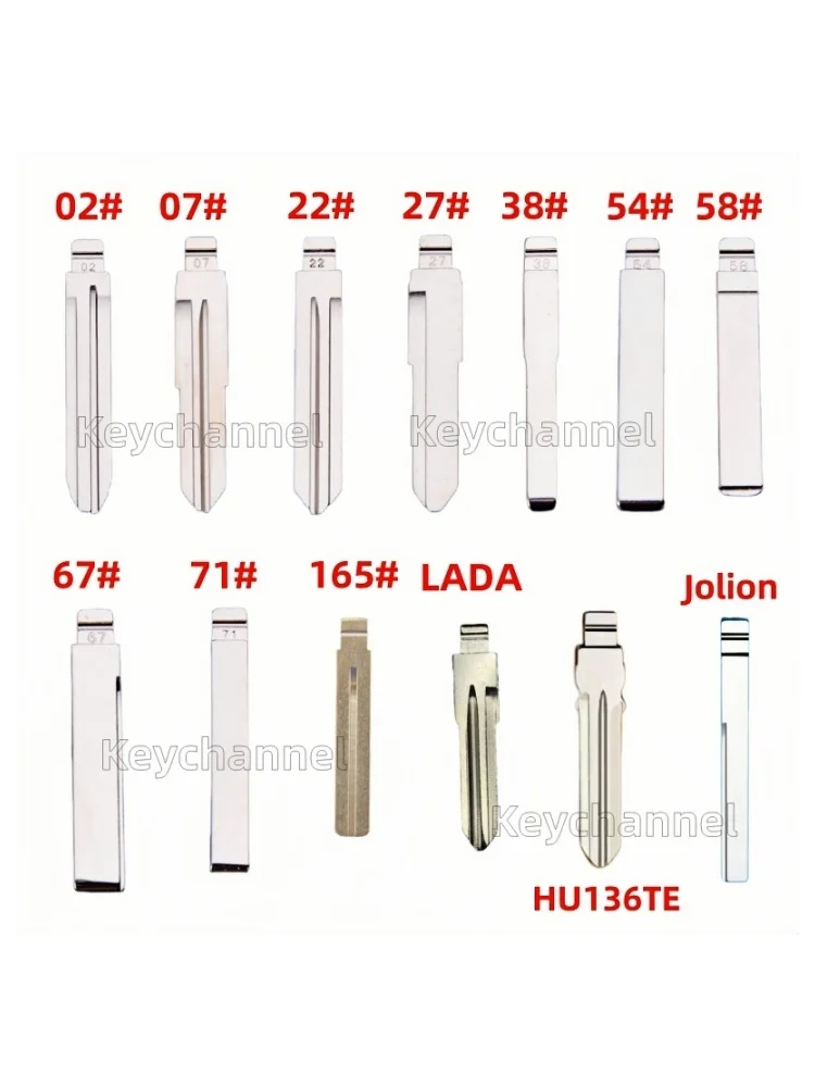 210pcs car key blade kd xhorse remote key blank