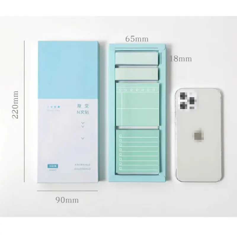 1Piece 480Sheets Multicolor Sticky Index Tabs Strip Tabs Sticky Notes Bookmark Marker Sticker Office School Supplies Notebooks