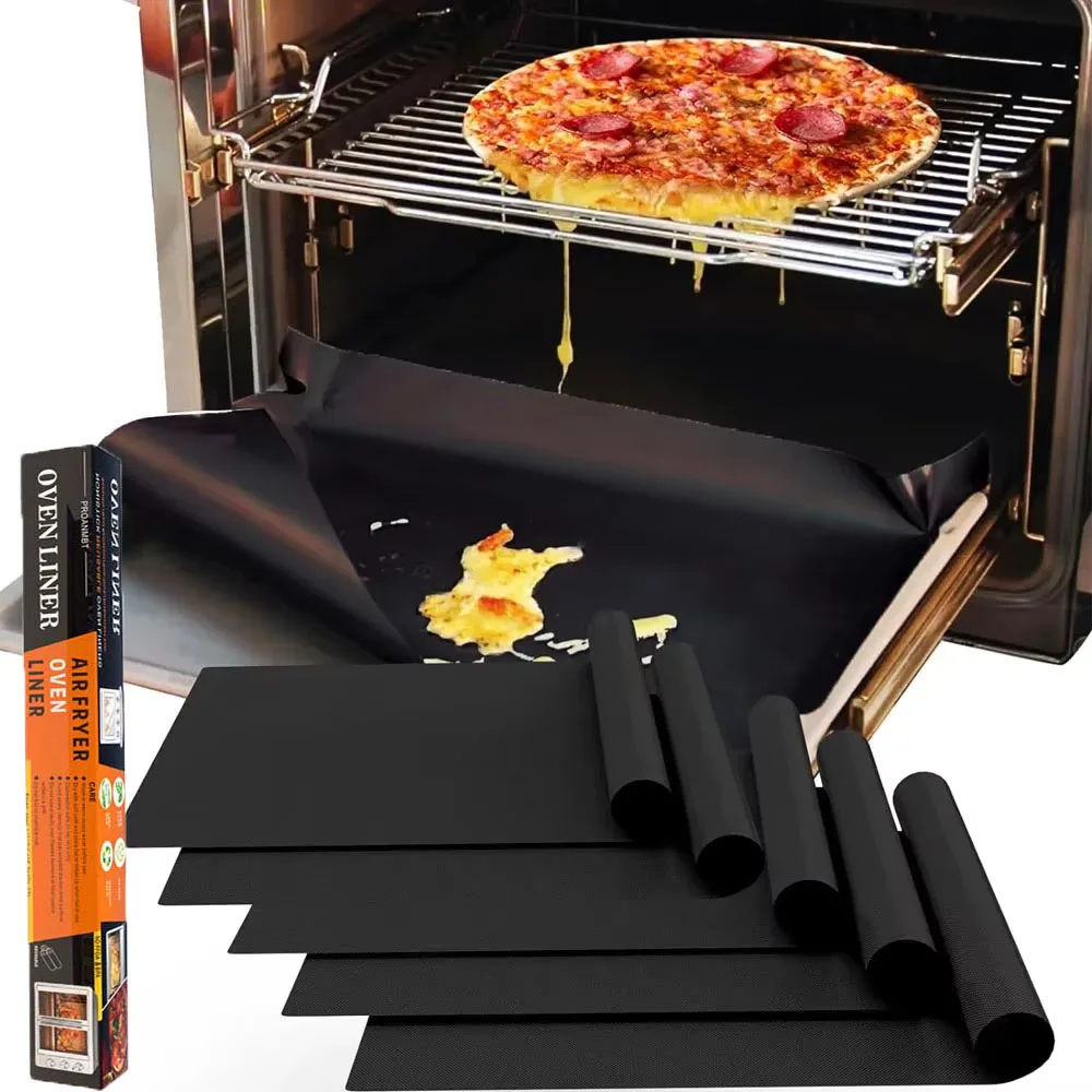 Esteras para barbacoa, revestimientos inferiores para horno, esteras antiadherentes reutilizables para hornear, esteras protectoras para fiestas al aire libre, herramientas de cocina, esteras para parrilla resistentes al calor