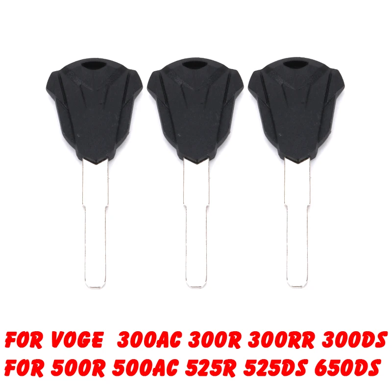 For LONCIN VOGE 500R 500AC 525R 525DS 650DS 525 650 DS 300 DS R 300AC 300R 300RR 300DS Motorcycle Accessories Key Embryo Uncut